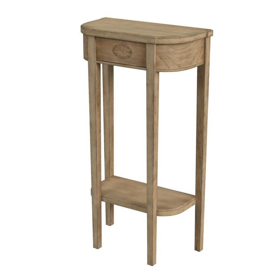 Console & Sofa Tables * | Latest Wendell Console Table, Beige Butler Specialty 3009424