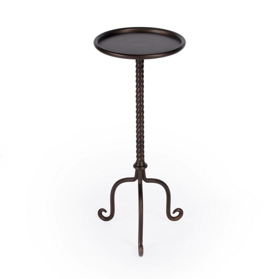 End & Side Tables * | Latest Metalworks Pedestal Table Butler Specialty 6028025