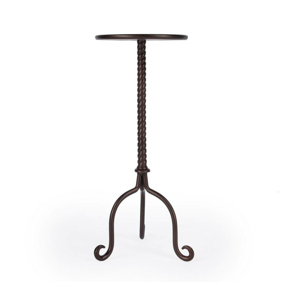 End & Side Tables * | Latest Metalworks Pedestal Table Butler Specialty 6028025