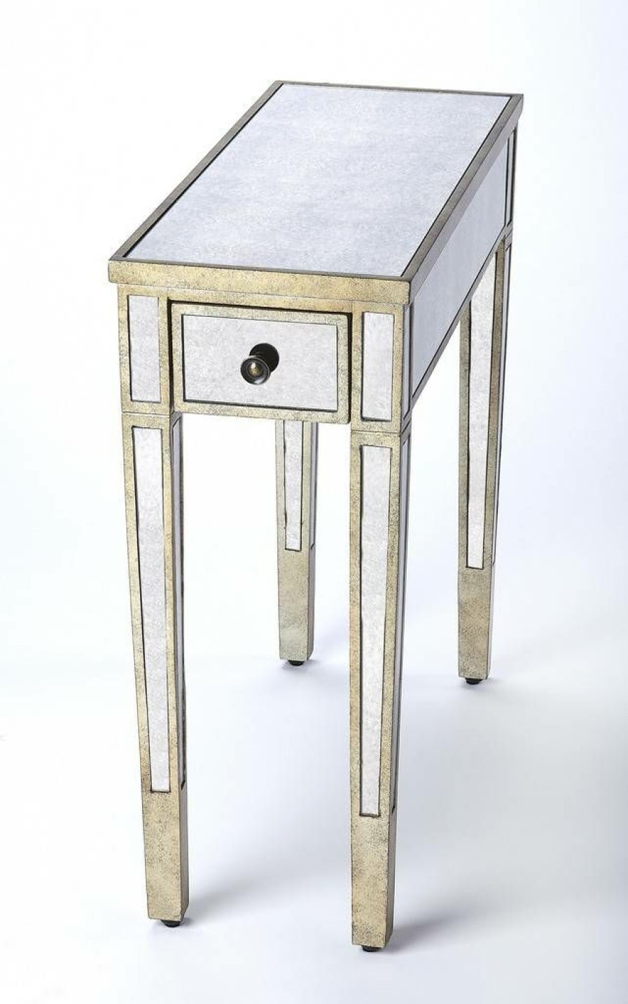 End & Side Tables * | Clearance Sale Butler Katarina Mirrored Chairside Table Butler Specialty 3974146