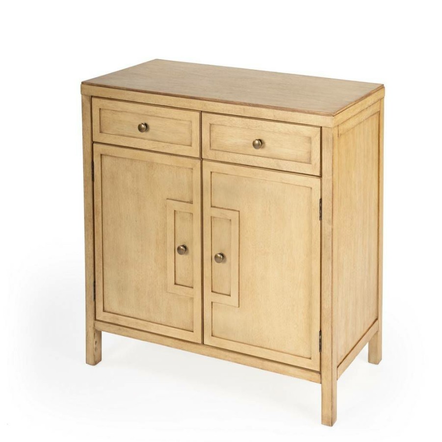 Console & Sofa Tables * | Large Choice Butler Imperial Natural Wood Console Cabinet Butler Specialty 3955312