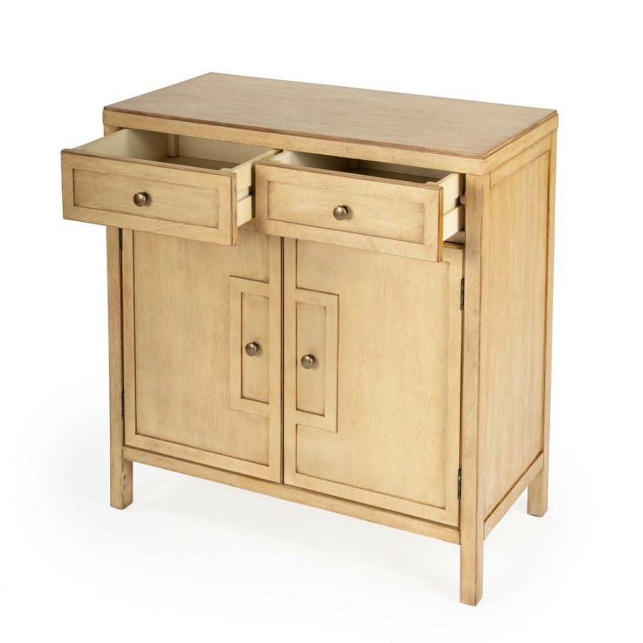 Console & Sofa Tables * | Large Choice Butler Imperial Natural Wood Console Cabinet Butler Specialty 3955312