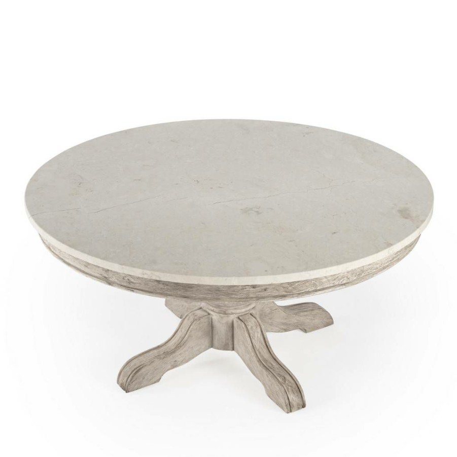 Coffee Tables * | Wholesale Butler Danielle Marble Coffee Table Butler Specialty 5516329