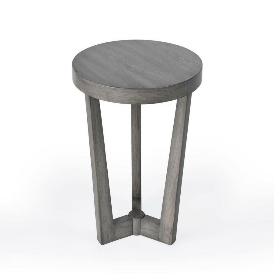 End & Side Tables * | Popular Aphra Gray Side Table Butler Specialty 6021418