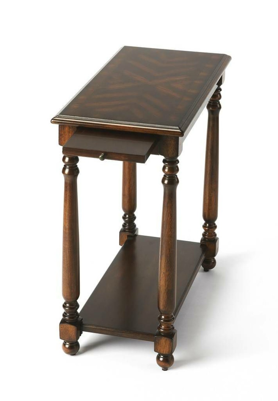 End & Side Tables * | Sales Plantation Cherry Chairside Table Butler Specialty 5017024