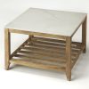 Coffee Tables * | Online Brayden Marble Bunching Coffee Table Butler Specialty 9348312