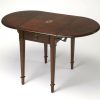 End & Side Tables * | Excellent Plantation Cherry Pembroke Table Butler Specialty 1576024