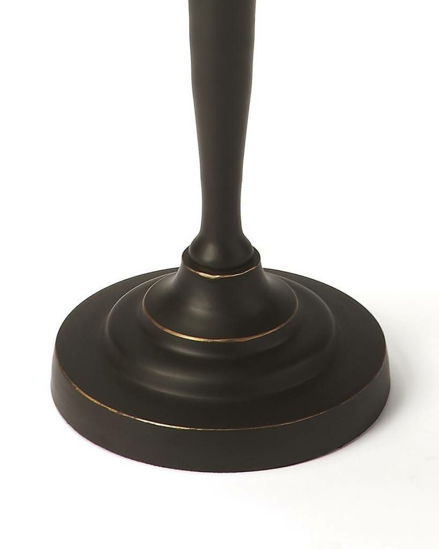 End & Side Tables * | Online Discount Langford Black Metal End Table Butler Specialty 4325025