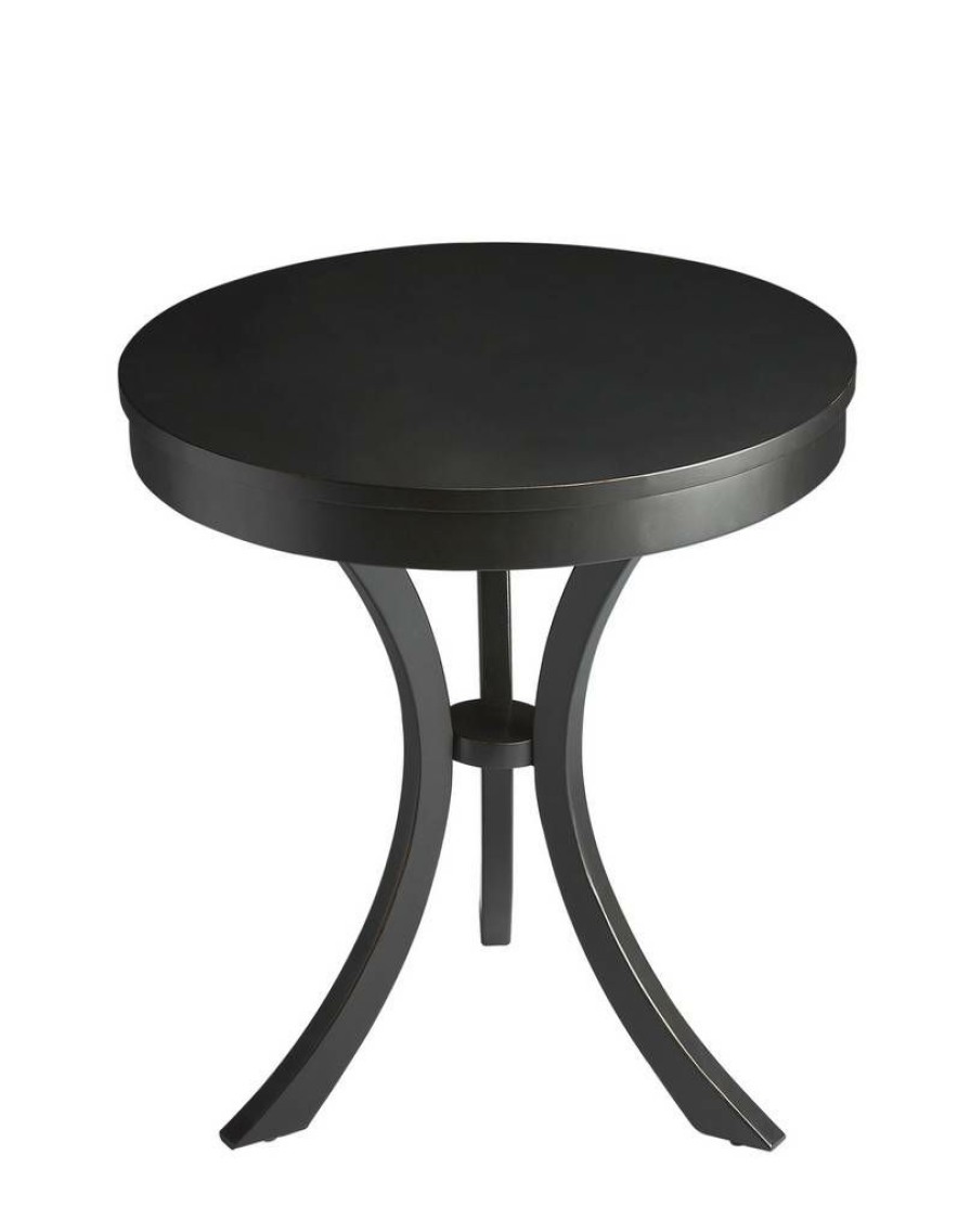 End & Side Tables * | Special Offers Black Licorice Side Table Butler Specialty 7007111