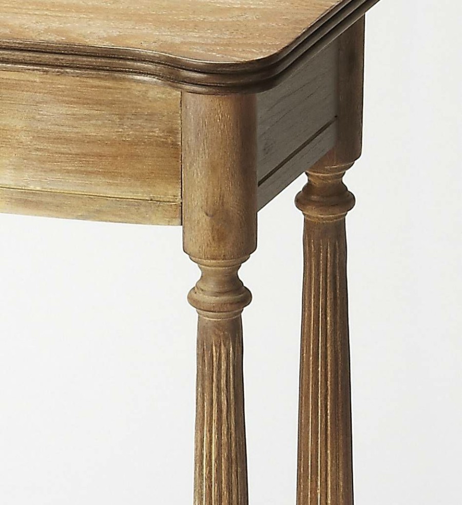 Console & Sofa Tables * | Large Choice Whitney Driftwood Console Table Butler Specialty 3011247