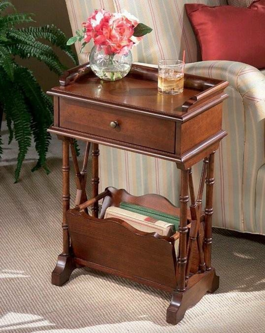 End & Side Tables * | Best Choice Plantation Cherry Martini Table Butler Specialty 0999024