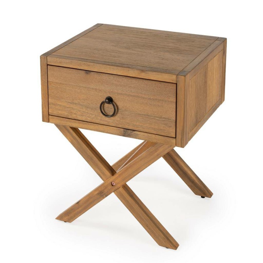 End & Side Tables * | Quick Delivery Butler Lark Natural Wood End Table Butler Specialty 5385312