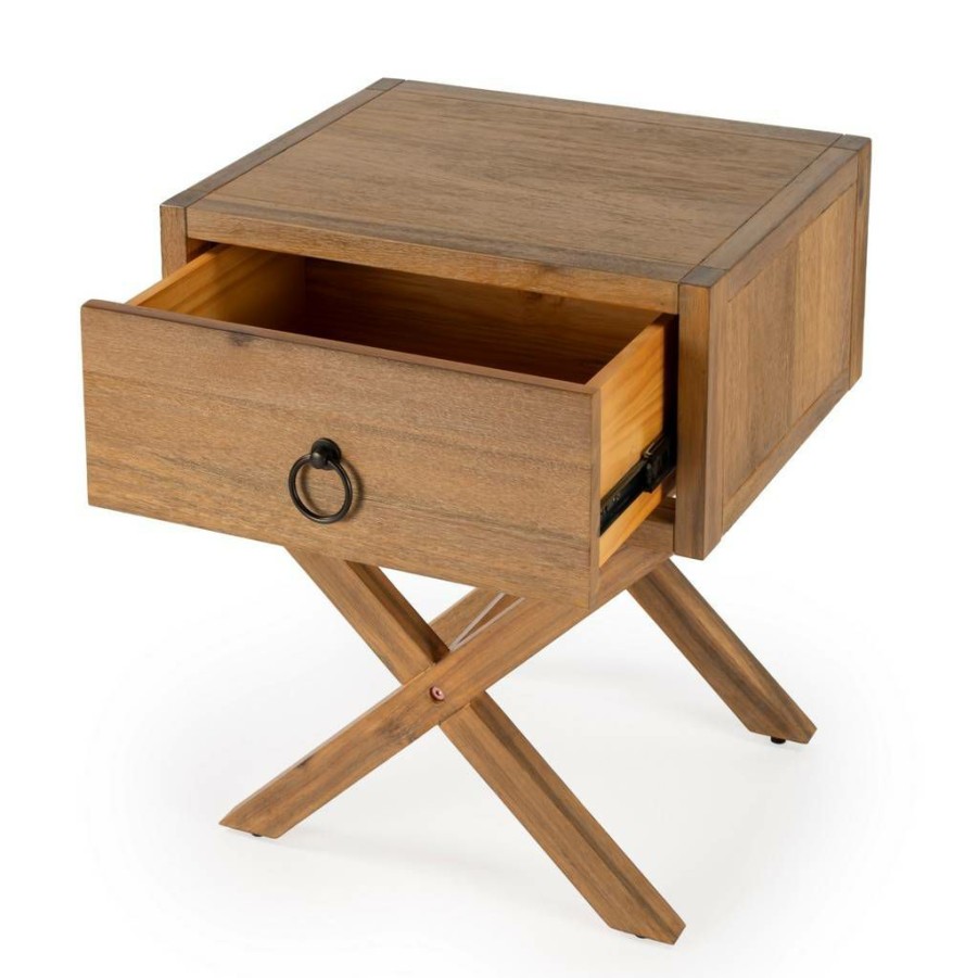 End & Side Tables * | Quick Delivery Butler Lark Natural Wood End Table Butler Specialty 5385312