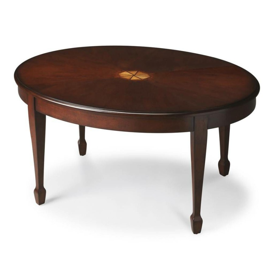 Coffee Tables * | Hot Sale Plantation Cherry Cocktail Table Butler Specialty 1234024