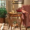 End & Side Tables * | Special Offers Olive Ash Burl Oval Accent Table Butler Specialty 0532101