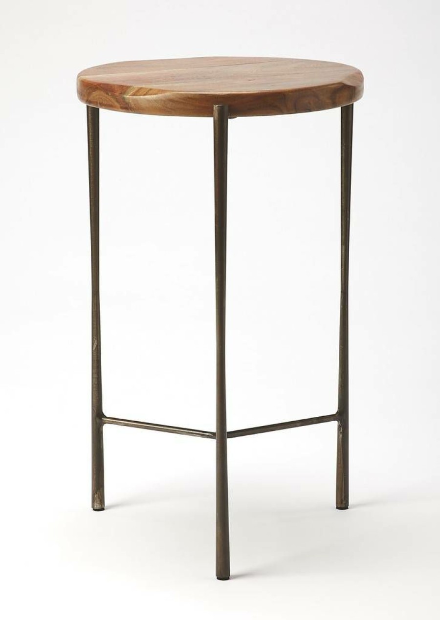 End & Side Tables * | Shop New Brisbane Live Edge Accent Table Butler Specialty 3876330