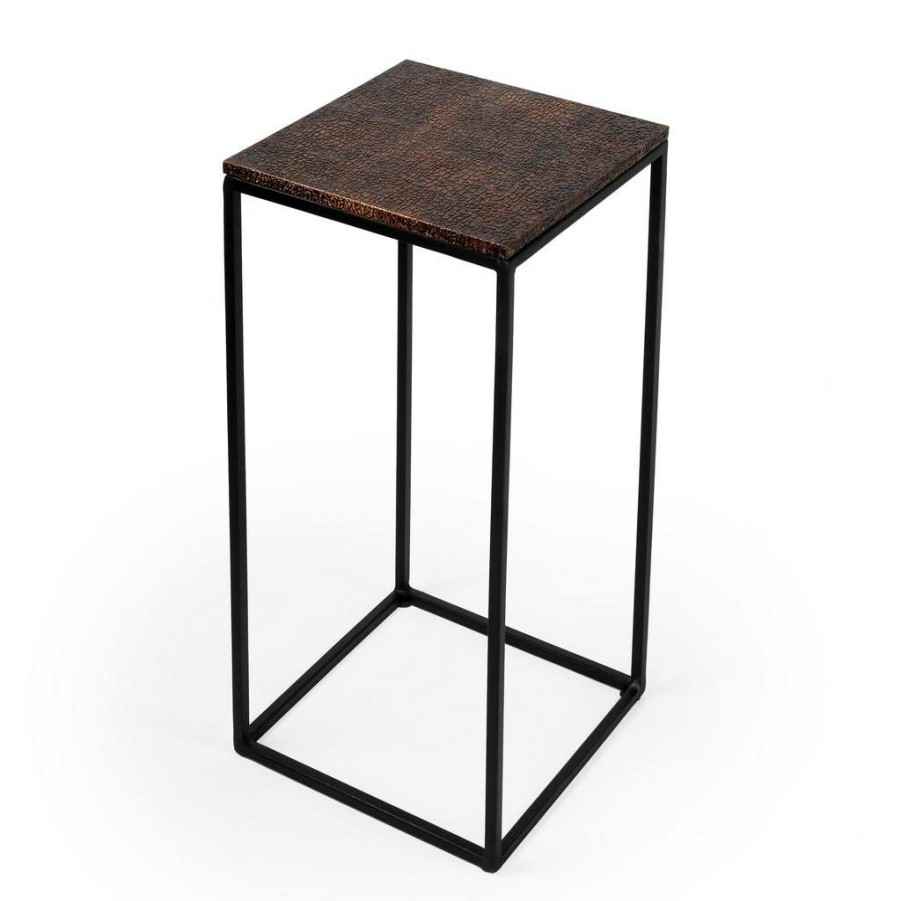 End & Side Tables * | Large Choice Butler Lacrossa Bronze Top End Table Butler Specialty 5559025