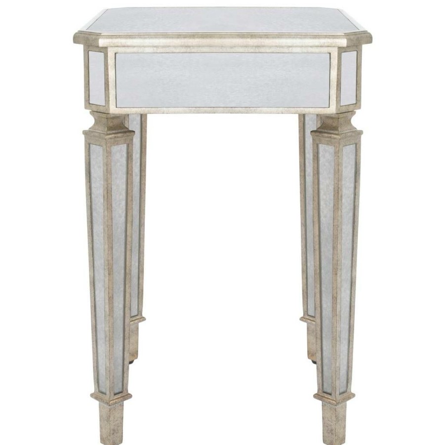 End & Side Tables * | Best Choice Celeste Mirrored End Table Butler Specialty 3806146