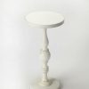 End & Side Tables * | Shoping Camilla Cottage White Pedestal Table Butler-2225222