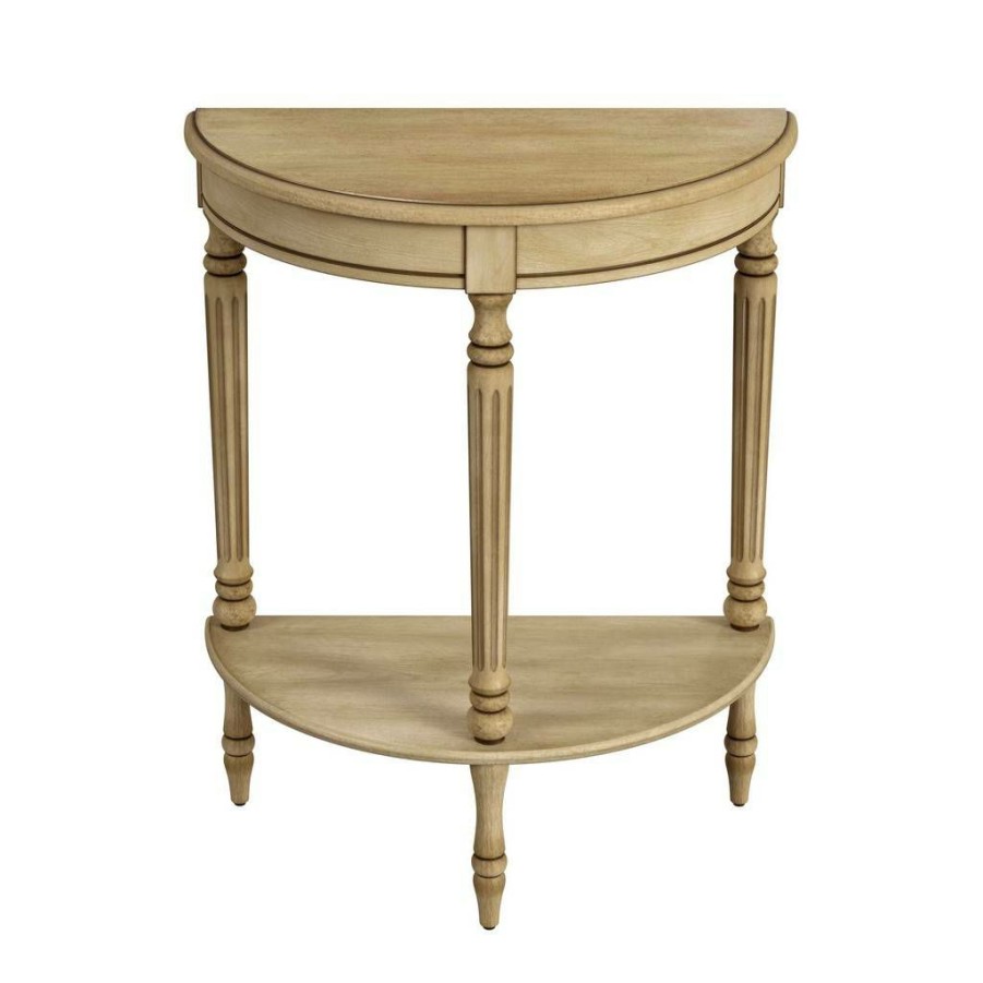 Console & Sofa Tables * | Hot Selling Bellini Demilune 24 Console Table, Multi-Color Butler Specialty 889424