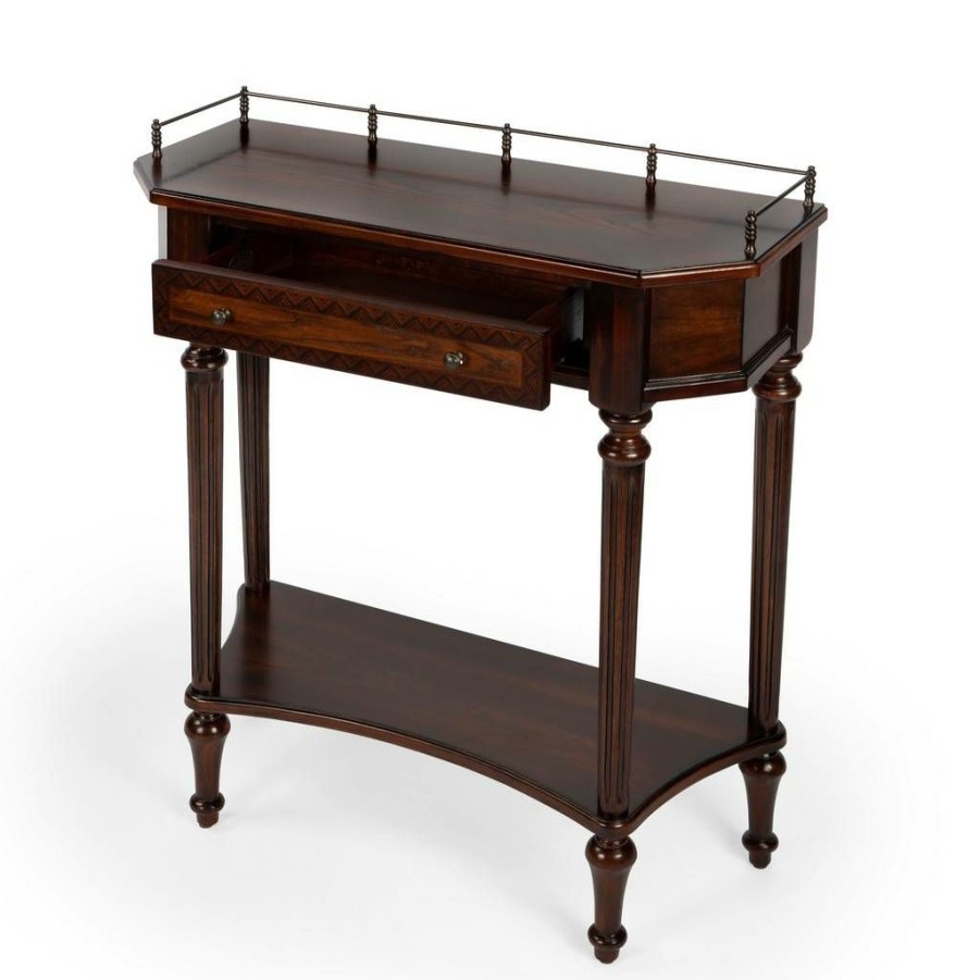 Console & Sofa Tables * | Best Quality Butler Charleston Cherry Console Table Butler Specialty 883024