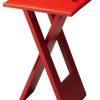 End & Side Tables * | Wholesale Hammond Red Folding Table Butler-2259293