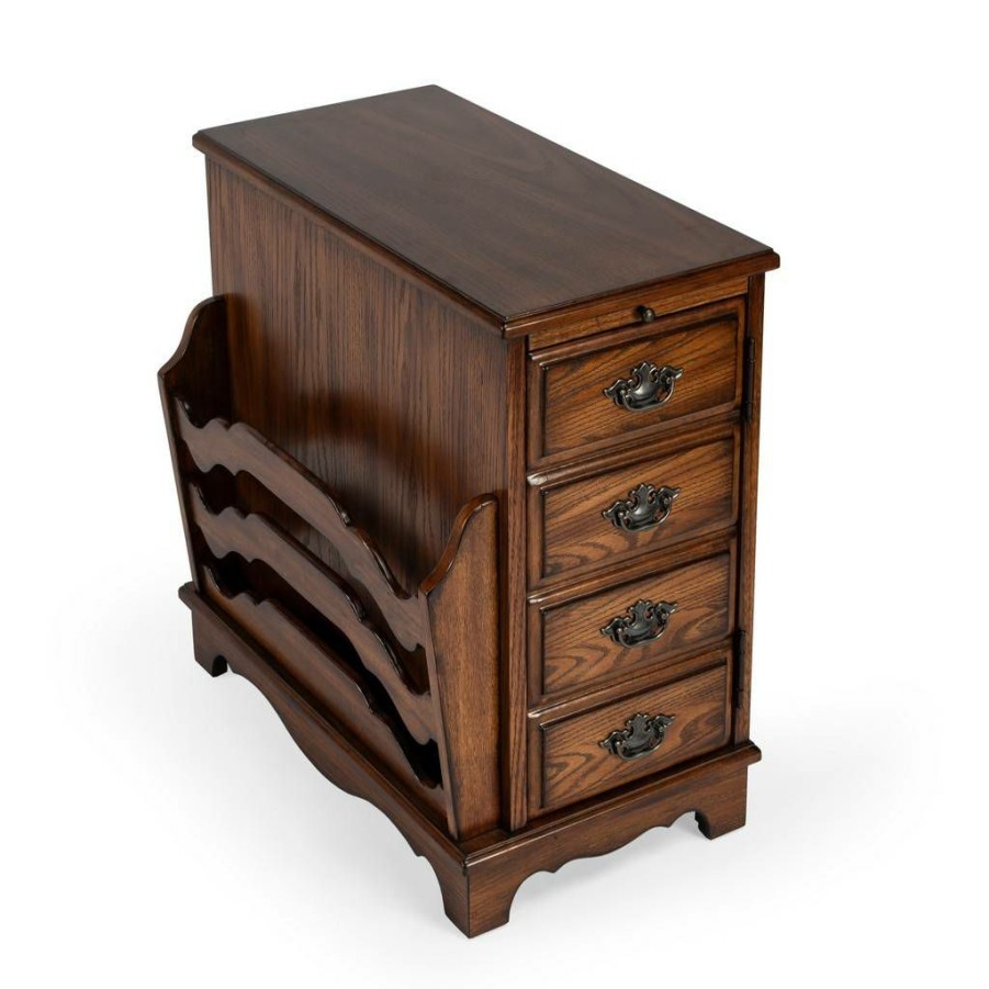 End & Side Tables * | Hot Selling Butler Gregory Cherry Magazine Table Butler Specialty 7038001