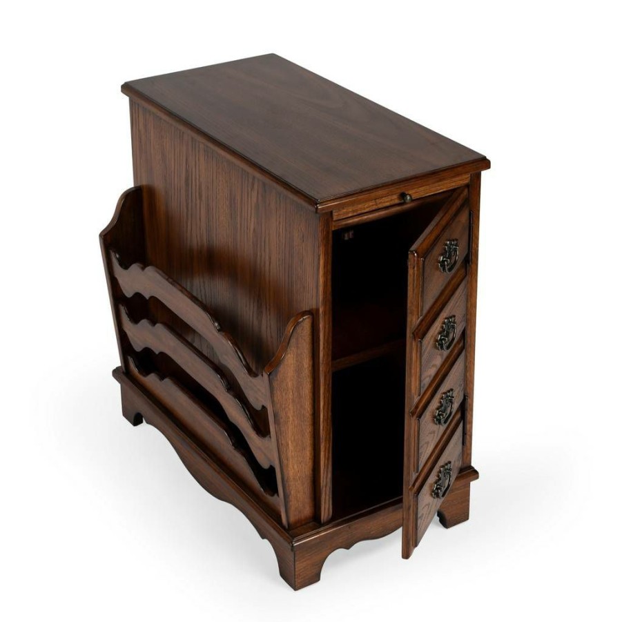 End & Side Tables * | Hot Selling Butler Gregory Cherry Magazine Table Butler Specialty 7038001