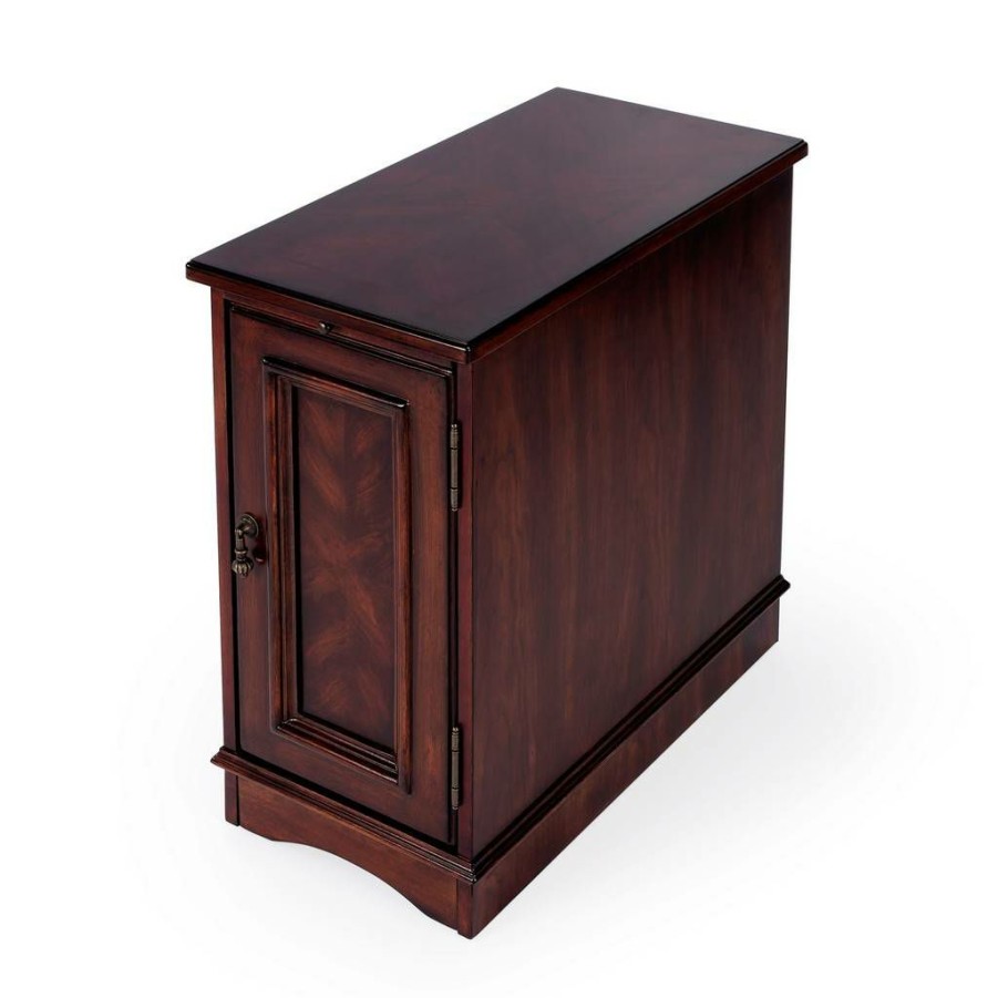 End & Side Tables * | Hot Selling Plantation Cherry Chairside Chest Butler Specialty 1476024