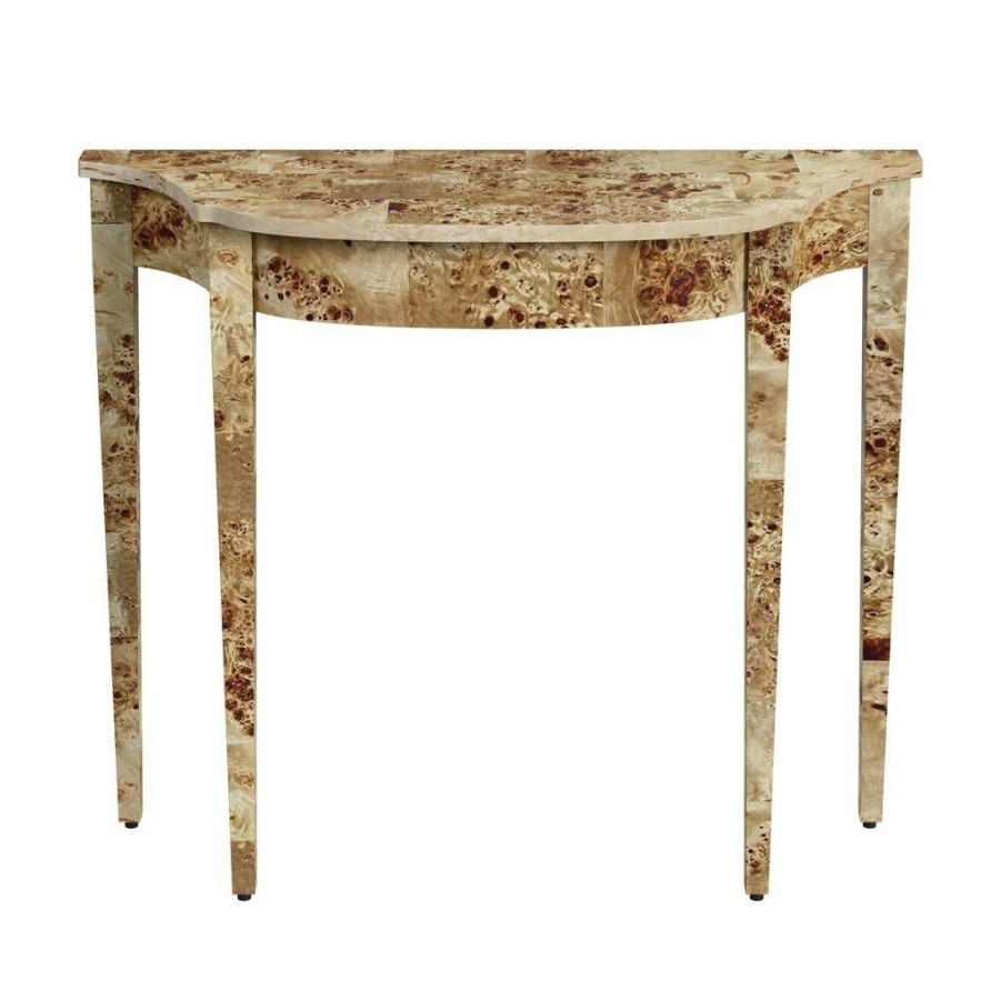 Console & Sofa Tables * | Shop New Chester Light Burl 36 Console Table, Light Brown Butler Specialty 4116443