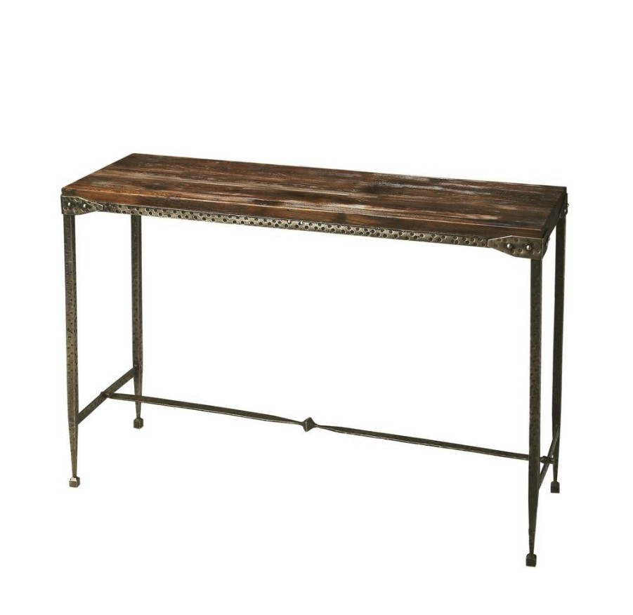 Console & Sofa Tables * | Shop New Mountain Lodge Console Table Butler Specialty 2886120