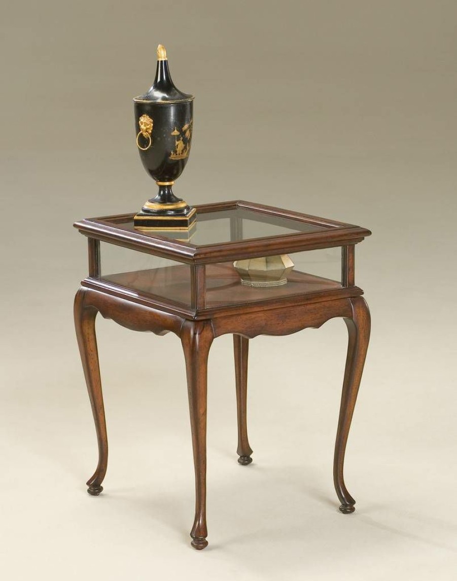 End & Side Tables * | Fire Sale Plantation Cherry Curio Table Butler Specialty 1484024