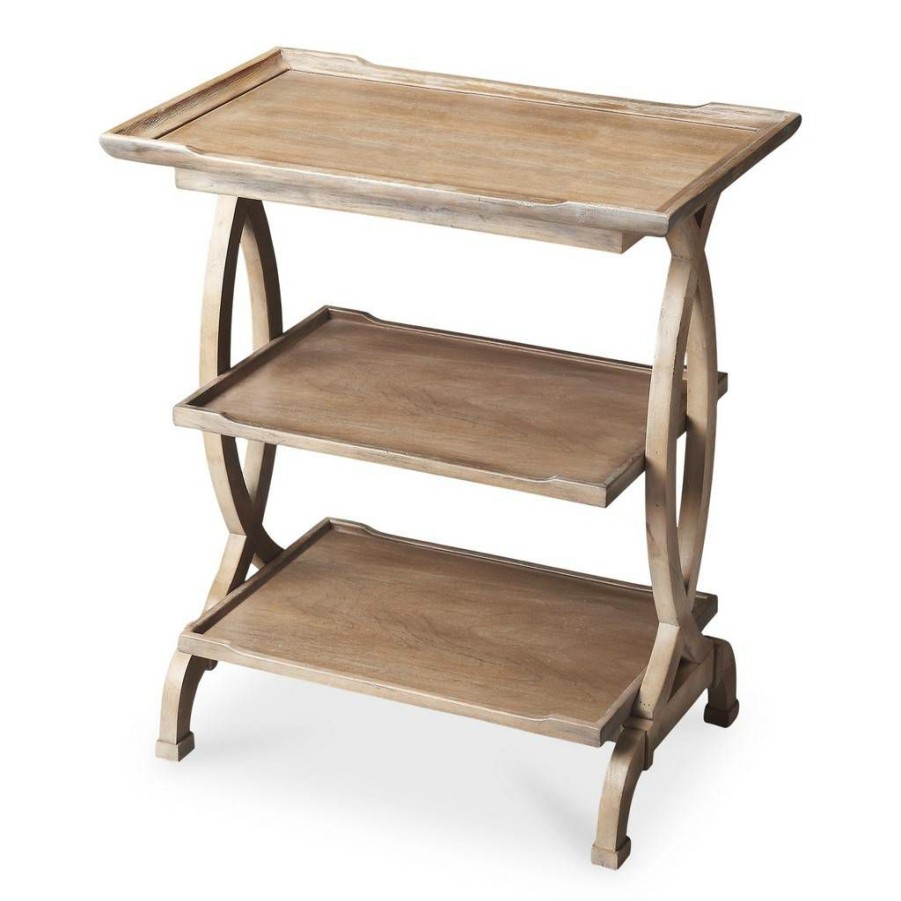 End & Side Tables * | Popular Driftwood Side Table Butler Specialty 1570247