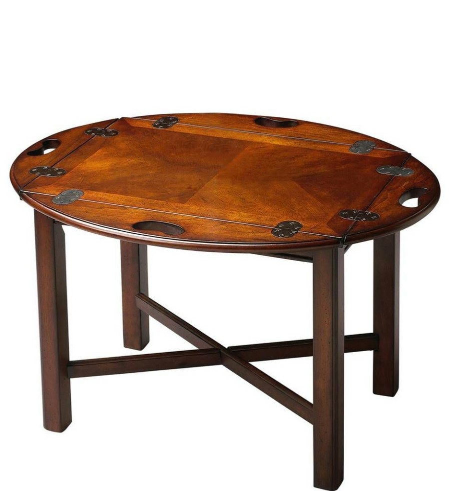 Coffee Tables * | Latest Plantation Cherry Butler Table Butler Specialty 2427024