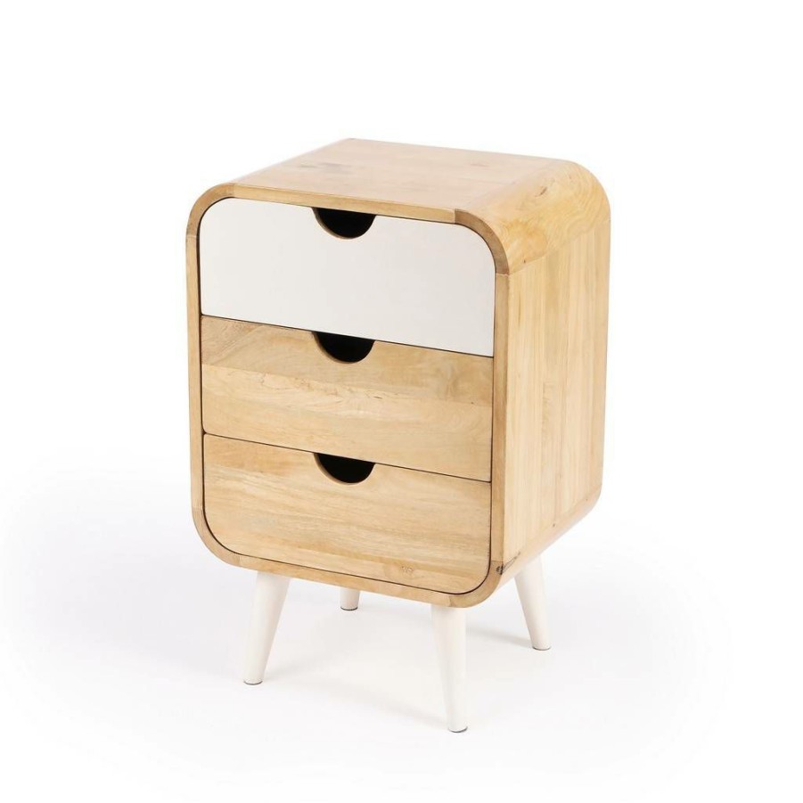 End & Side Tables * | Hot Selling Butler Danville Modern End Table With Storage Butler Specialty 6086288