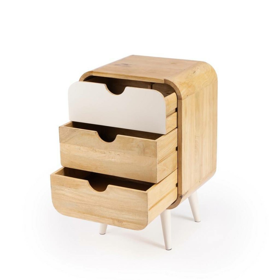 End & Side Tables * | Hot Selling Butler Danville Modern End Table With Storage Butler Specialty 6086288