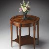 End & Side Tables * | Sales Olive Ash Burl Accent Table Butler Specialty 0557101