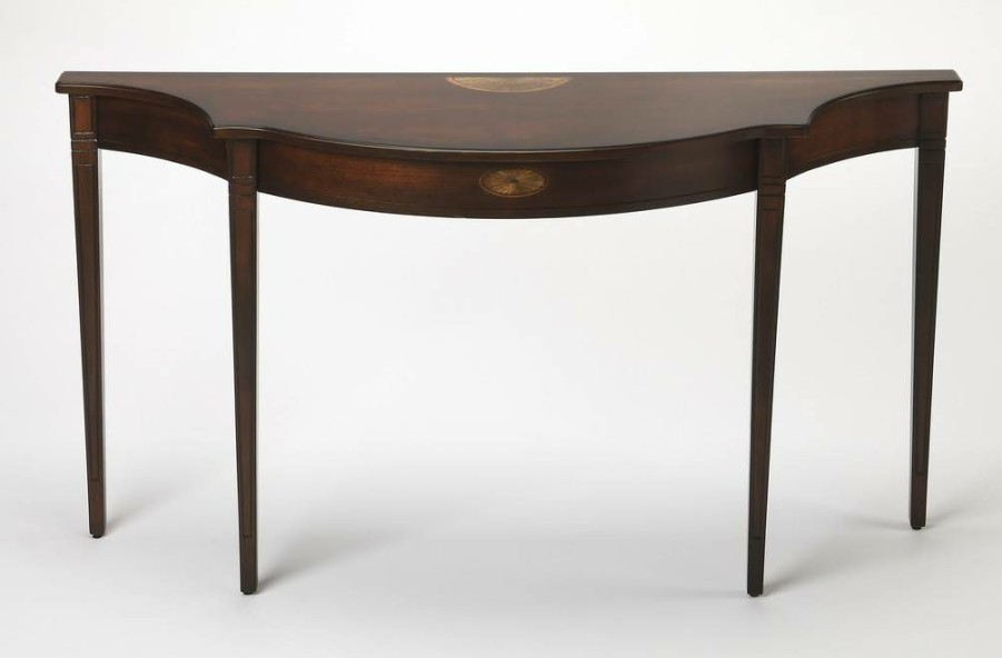 Console & Sofa Tables * | Clearance Sale Chester Cherry Console Table Butler Specialty 3757024