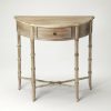 Console & Sofa Tables * | Sales Skilling Driftwood Demilune Console Table Butler Specialty 3623247