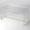 Benches * | With Discount Crystal Clear Acrylic Bench Butler Specialty 3607335