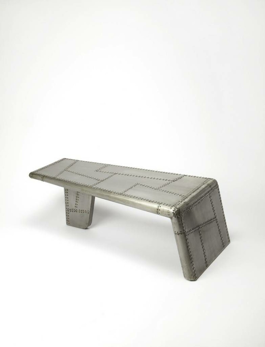 Coffee Tables * | Online Store Yeager Aviator Cocktail Table Butler Specialty 5153330