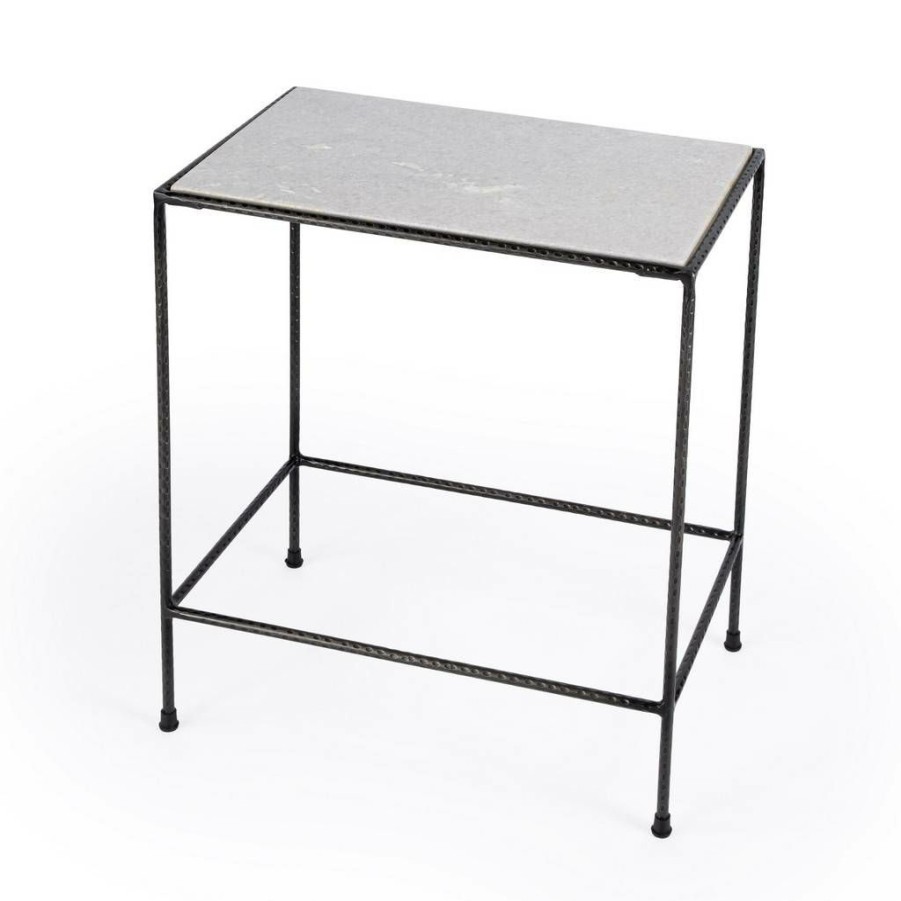 End & Side Tables * | Online Butler Isla Marble End Table Butler Specialty 5620295