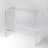 Console & Sofa Tables * | Limited Edition Crystal Clear Acrylic Console Table Butler Specialty 3610335