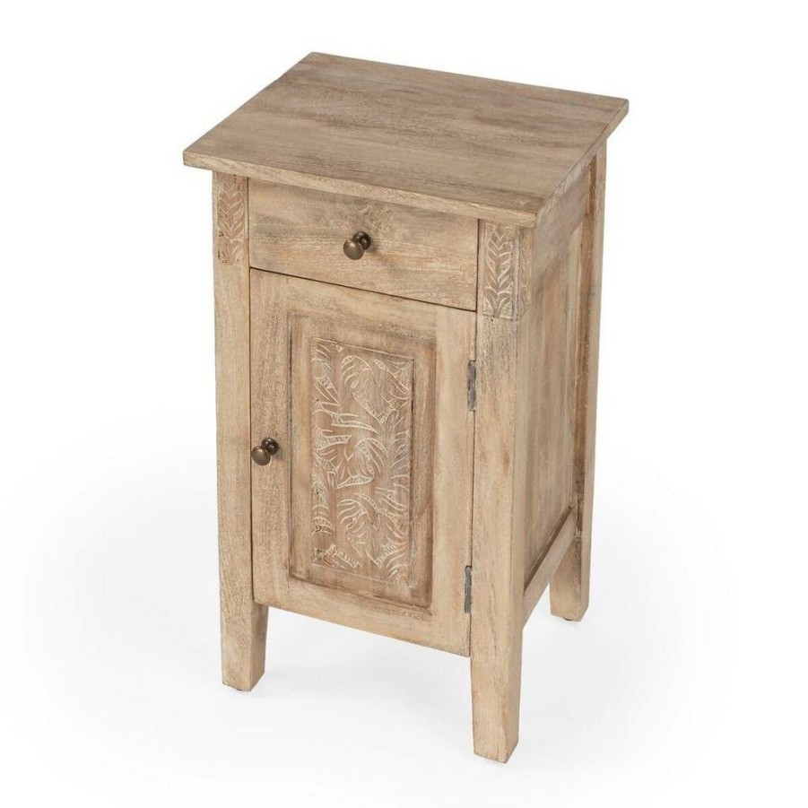 End & Side Tables * | Excellent Switra 1 Door 1 Drawer End Table Butler Specialty 1841312