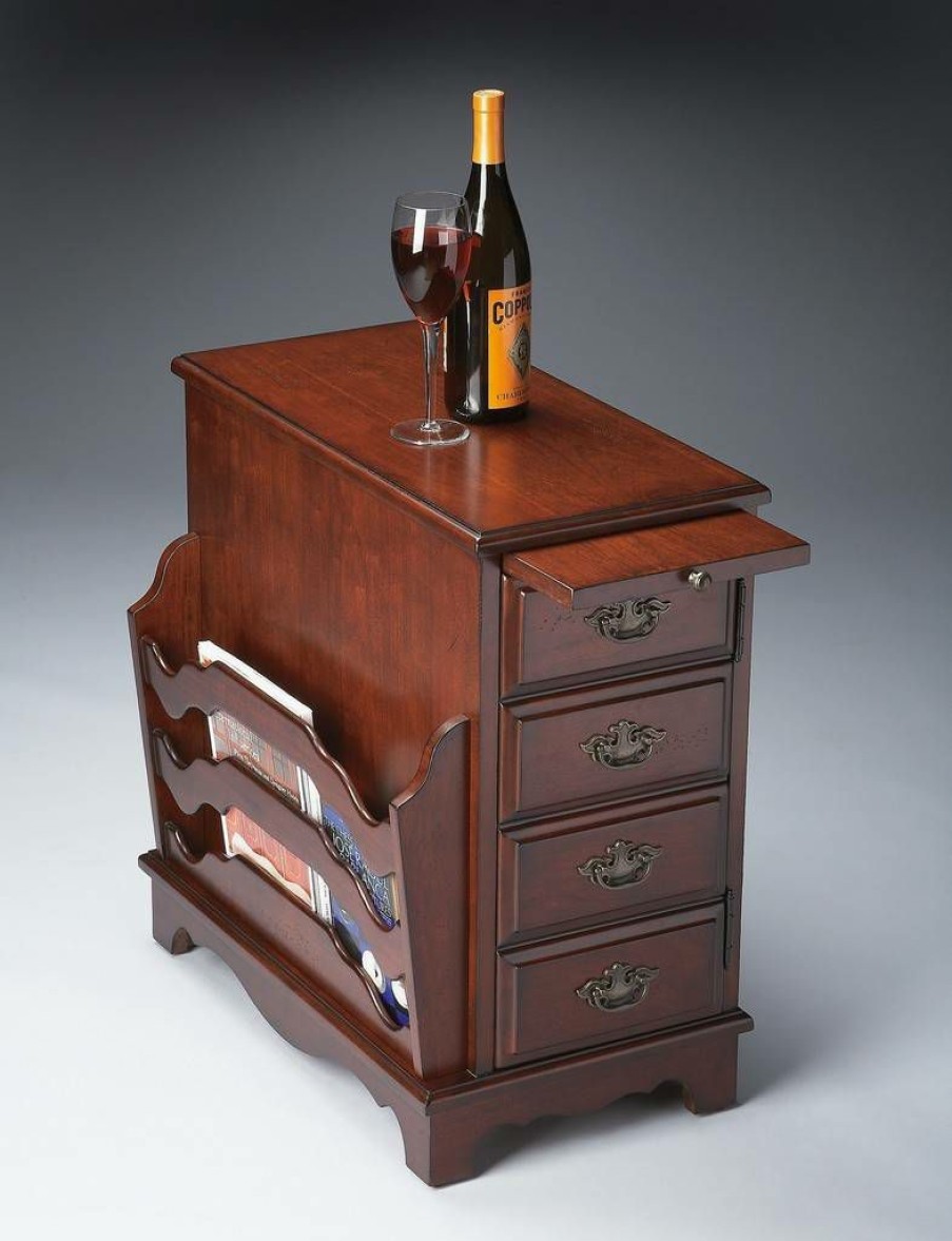 End & Side Tables * | Online Plantation Cherry Magazine Table Butler Specialty 7038024