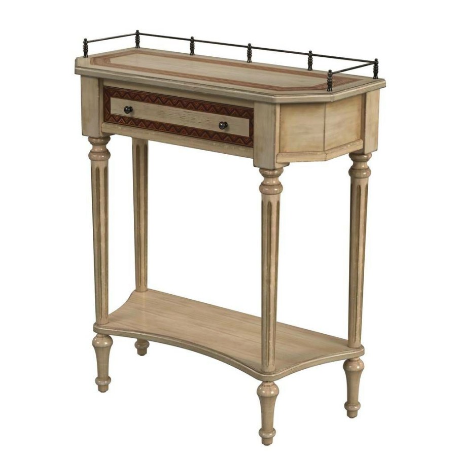 Console & Sofa Tables * | Hot Sale Charleston One Drawer Console Table Butler Specialty 883424