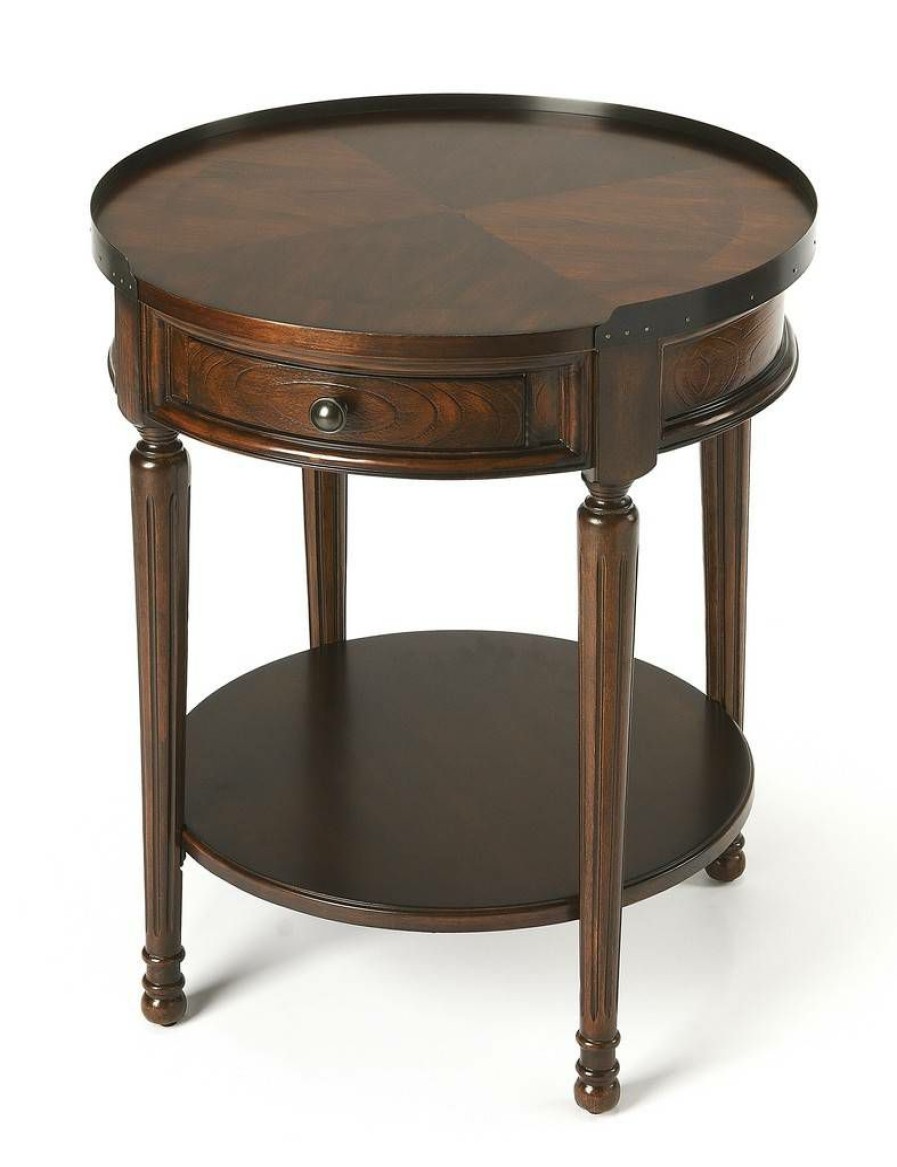 End & Side Tables * | Online Store Plantation Cherry Accent Table Butler Specialty 2311024