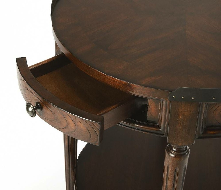 End & Side Tables * | Online Store Plantation Cherry Accent Table Butler Specialty 2311024