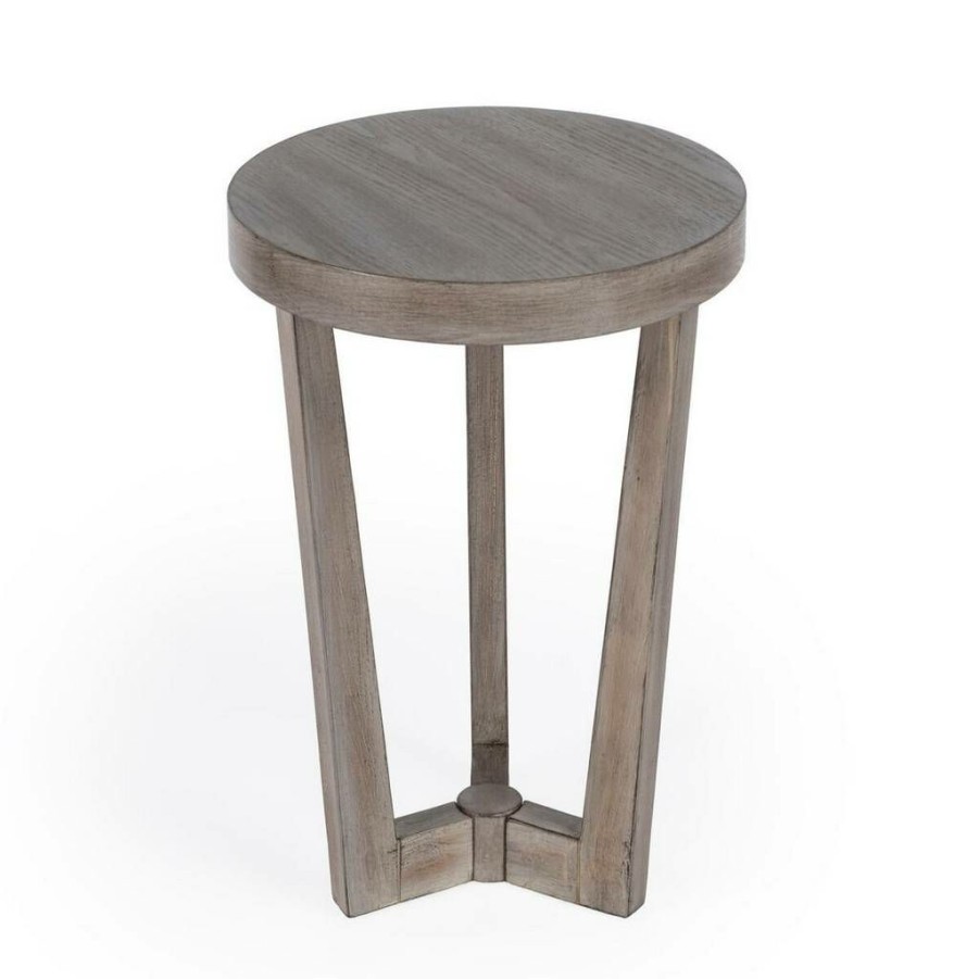 End & Side Tables * | Classical Aphra Driftwood Side Table Butler Specialty 6021247