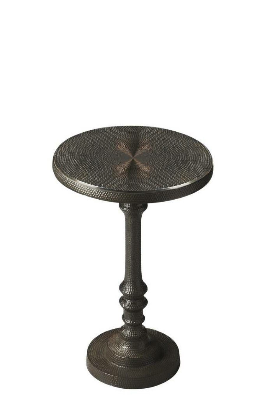 End & Side Tables * | Hot Selling Metalworks Pedestal Accent Table Butler Specialty 2275025